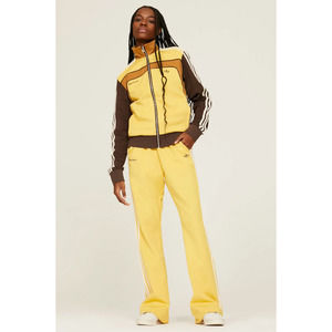 Adidas by Wales Bonner Track Pants Joggers Sweatpants Yellow Women's Size XL